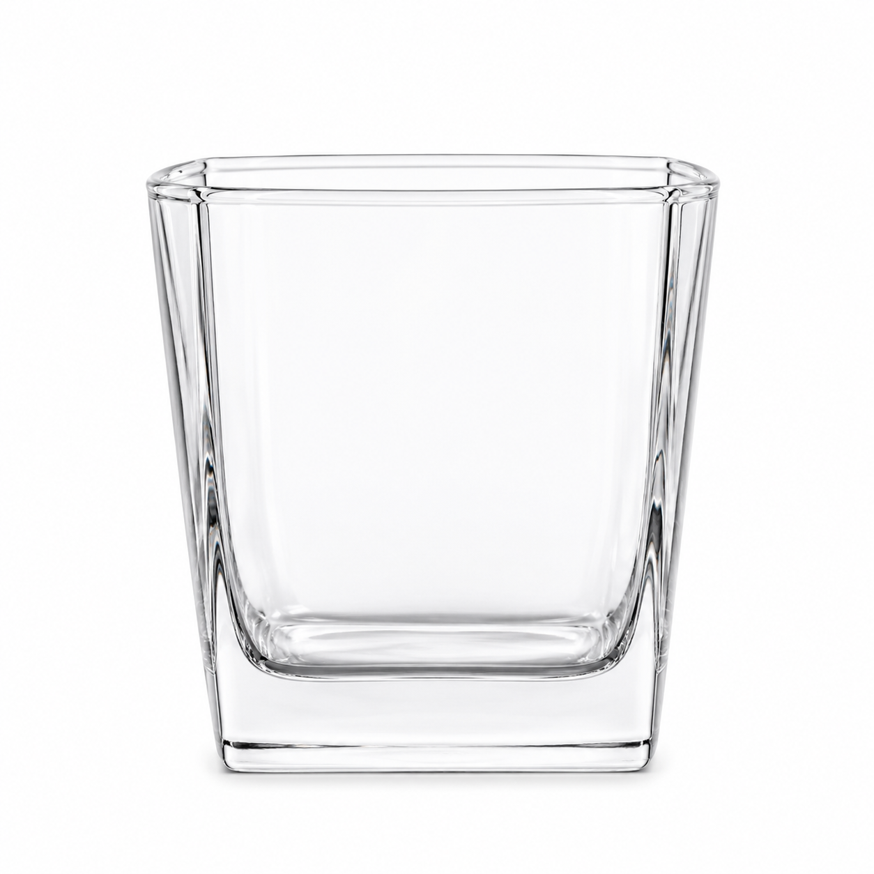 10oz Square Round Whiskey Glass