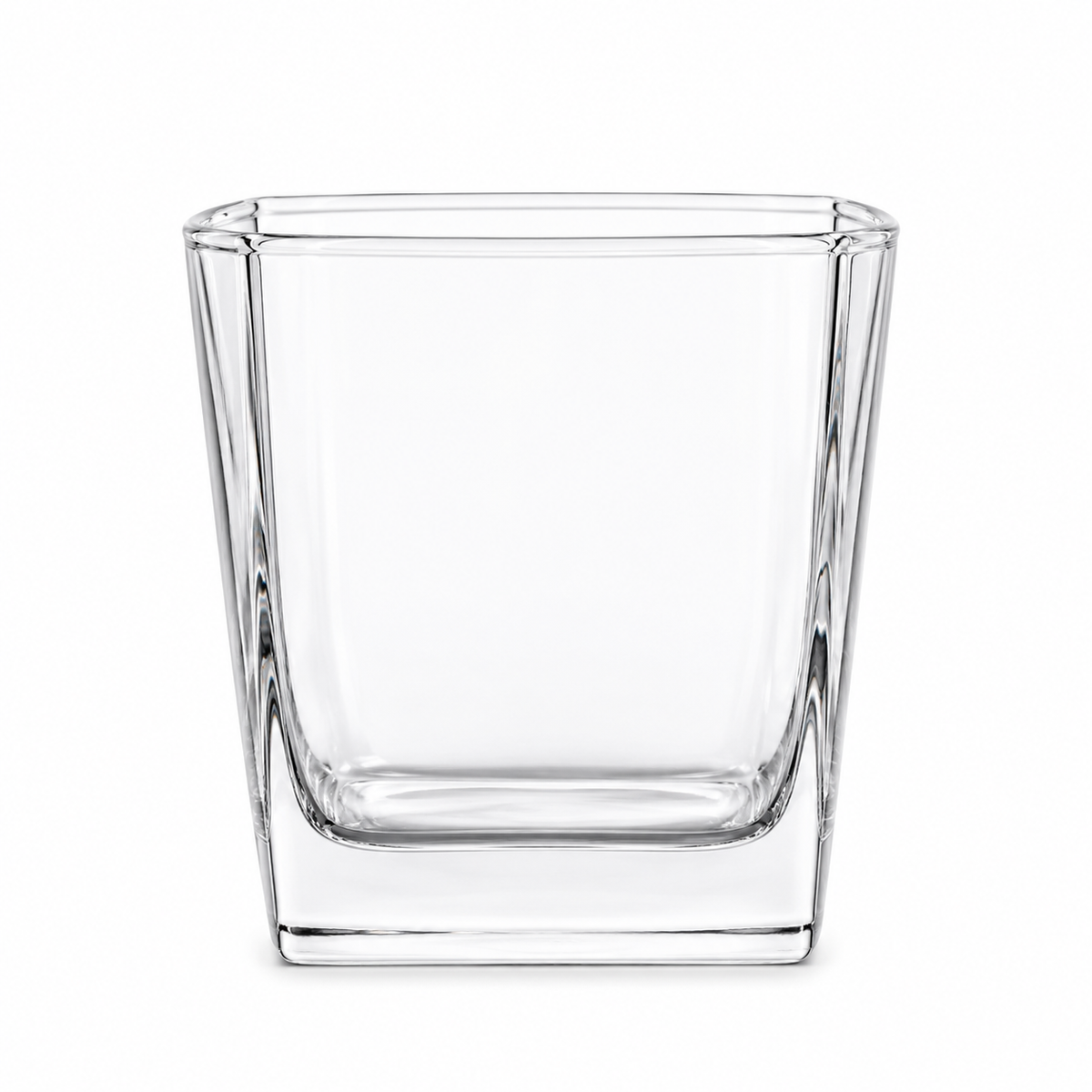 10oz Square Round Whiskey Glass