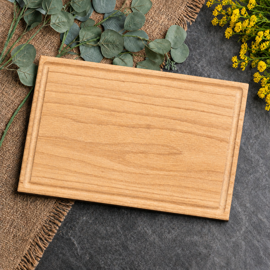 Rectangular Cutting Boards – Walnut, Maple, & Red Oak (With Juice Groove)