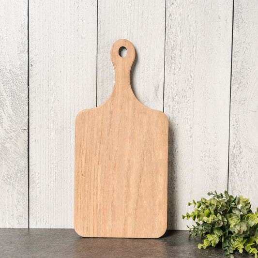 Paddle Cutting Boards – Walnut, Maple, & Red Oak