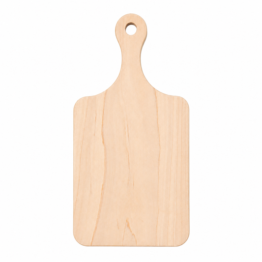 Thin Paddle Cutting Boards – Walnut, Maple, & Red Oak