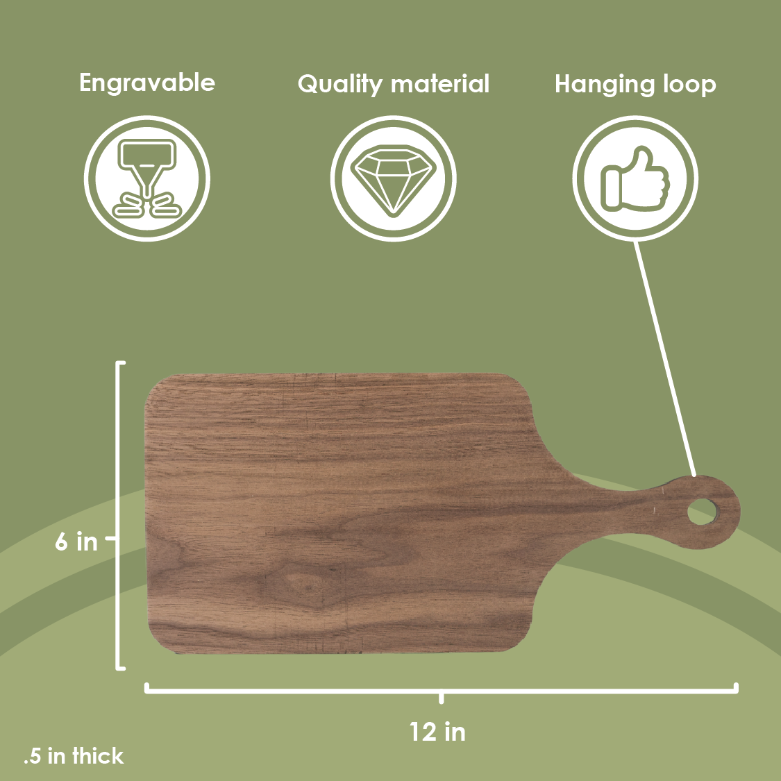 Wholesale Paddle Cutting Boards – Walnut, Maple, & Red Oak — image 4